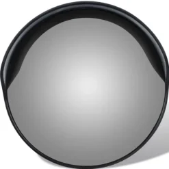 Konvex trafikspegel 30 cm PC-plast svart