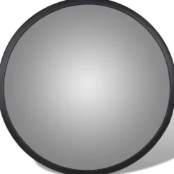 Konvex trafikspegel för inomhusbruk akryl 30 cm svart