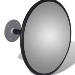 Konvex trafikspegel för inomhusbruk akryl 30 cm svart