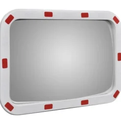 Konvex trafikspegel PC-Plast 40 x 60 cm med reflexer