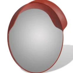 Konvex trafikspegel PC-Plast 60 cm utomhusbruk orange