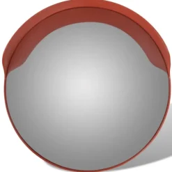 Konvex trafikspegel PC-Plast 60 cm utomhusbruk orange