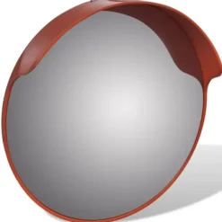 Konvex trafikspegel PC-Plast 45 cm utomhusbruk orange