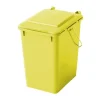 Korgbehållare för sortering av sopor och avfall - gul 10L