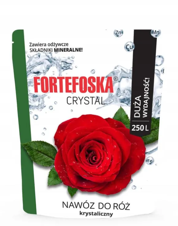 KRISTALLGÖDNING FÖR ROSOR FORTEFOSKA CRYSTAL 250G MYCKET EFFEKTIV