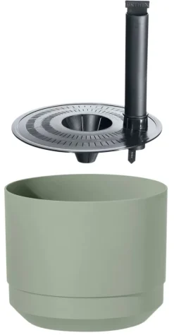 Kruka m långtidsbevattn. ø 25cm Grön Paulina