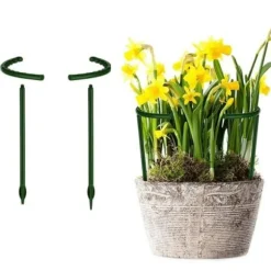 Krukstöd - Stöd för Växter & Blommor - 4 delar set - 14 cm