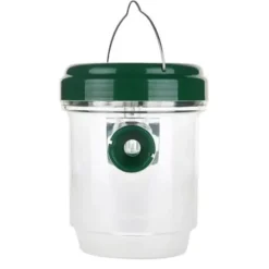 KYY Getingfälla Solar LED Flugfälla Insektsfångare Återanvändbar Insektsfälla Grön