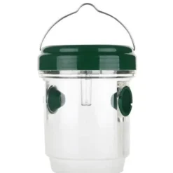 KYY Getingfälla Solar LED Flugfälla Insektsfångare Återanvändbar Insektsfälla Grön