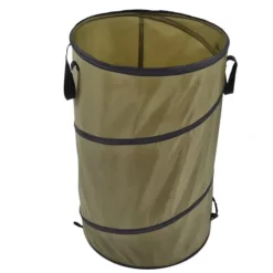 113L hopfällbar papperskorg 30 gallon återvinning stor lövsoppåse med handtag för trädgårdscamping