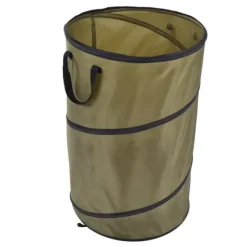 113L hopfällbar papperskorg 30 gallon återvinning stor lövsoppåse med handtag för trädgårdscamping
