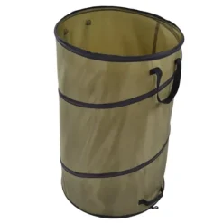113L hopfällbar papperskorg 30 gallon återvinning stor lövsoppåse med handtag för trädgårdscamping