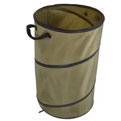 113L hopfällbar papperskorg 30 gallon återvinning stor lövsoppåse med handtag för trädgårdscamping