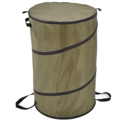113L hopfällbar papperskorg 30 gallon återvinning stor lövsoppåse med handtag för trädgårdscamping