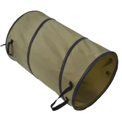 113L hopfällbar papperskorg 30 gallon återvinning stor lövsoppåse med handtag för trädgårdscamping