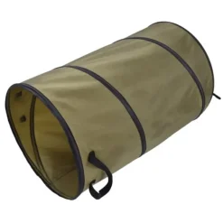 113L hopfällbar papperskorg 30 gallon återvinning stor lövsoppåse med handtag för trädgårdscamping