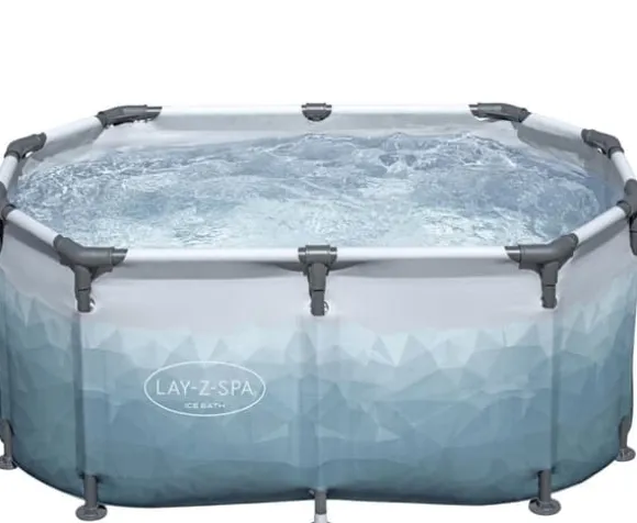 Lay-Z Glacial dip Isbad m/pump 150 x 90 x 65 cm
