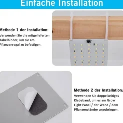 LED Ljuspaneler för Växter - EU Adapter