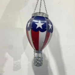 LED Solar varmluftsballonglampa Trädgårdshängande nattlampa för utomhusfestdekor