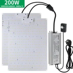 LED Växtlampa, Full Spektrum, Fytoväxtlampa,200W