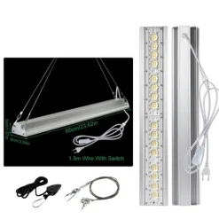 LED Växtlampa, Fullspektrumljus, Energisnål Design,80W