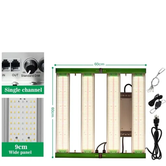 LED Växtlampa, Fullspektrum, Dimmbar Design,Enkelkanal