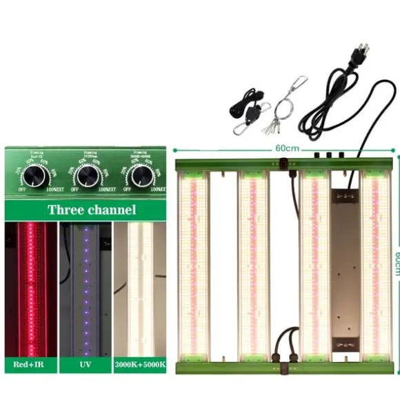 LED Växtlampa, Fullspektrum, Dimmbar Design,Tre Kanal