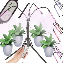 LED växtlampa panel med 4x80 LED