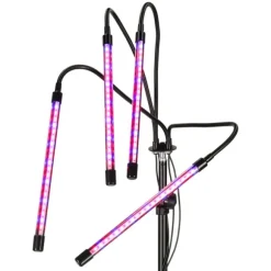 LED växtlampa panel med 4x80 LED