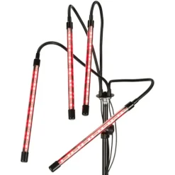 LED växtlampa panel med 4x80 LED