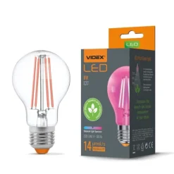 LED-lampa för växtodling VIDEX-E27-A60-8W-FITO