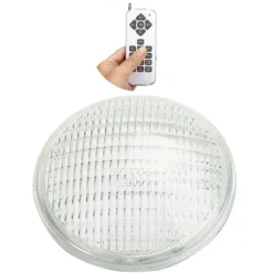 LED-poolljus Färgglad inbäddad undervattenslampa för förtjockat glas för Par56 Ljuskälla 25W 2500LM