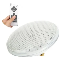 LED-poolljus Färgglad inbäddad undervattenslampa för förtjockat glas för Par56 Ljuskälla 25W 2500LM