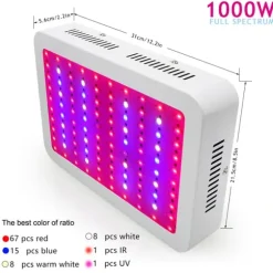 LED-växtljus, Fullspektrum, Hög effekt