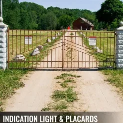 Linjära drivsystem för dörröppnare 380 kg med fjärrkontroll, 5,5 m kabel