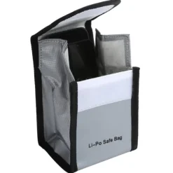 Li-Po Säker Väska Bärbar Brandsäker Vattentät Förvaringsväska för Dokumentpengar Värdesaker