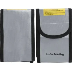 Li-Po Säker Väska Bärbar Brandsäker Vattentät Förvaringsväska för Dokumentpengar Värdesaker