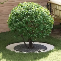 lämplig för Flat trädring Vit Ø60 / 90 cm Stål