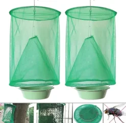 Lollanda Flugfälla 2-pack – Återanvändbar flugfångare för gård, trädgård, lada och fruktodling