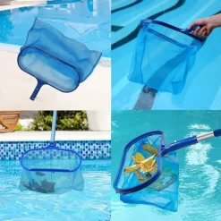 Lollanda Djupt Poolnät för Rengöring, Poolskimmer - Hållbart Skräpnät, finmaskig poolnät, passar för pool och spa