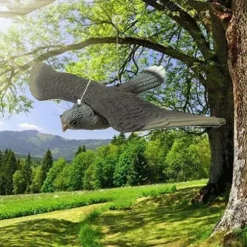 Lollanda Fågelskrämma Falk – realistisk trädgårdsörn för att skrämma bort fåglar och skydda din trädgård