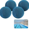 Lollanda 4-pack 7 cm återanvändbara filterbollar – effektiv uppsugning, passar för bubbelbad och poolrengöring