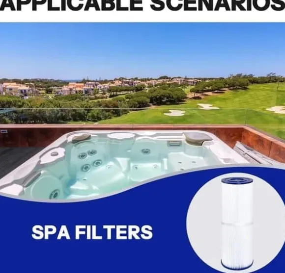 Lollanda 2-pack poolfilterpatroner – kompatibla med Unicel C-4326, Pleatco PRB25-IN, Filbur FC-2375, 25 kvadratfot filtreringsyta