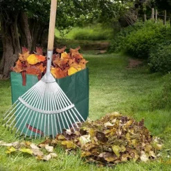 Lollanda 2-pack Trädgårdssäckar 270L – Självstående Trädgårdspåsar med Handtag 65x65x65 cm, för Löv, Gräs, Ved & Trädgårdsavfall