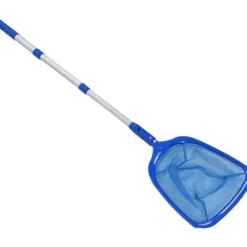 Lollanda Poolhåv/Poolskummarhåv med justerbar teleskopisk aluminiumstång, Utdragbar från 44 cm till 90 cm Lövskummar för Pool & Spa
