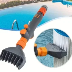 Lollanda Portabel rengöringsborste för poolfilter – specialborste för borttagning av smuts och beläggningar