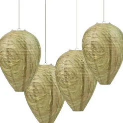 Lollanda 4st Getingfällor giftfritt lockbete av papper, avskräckande för bin