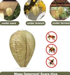 Lollanda 4st Getingfällor giftfritt lockbete av papper, avskräckande för bin