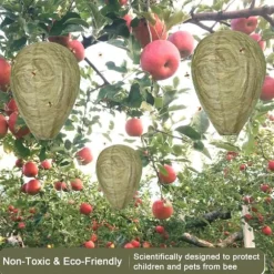 Lollanda 4st Getingfällor giftfritt lockbete av papper, avskräckande för bin