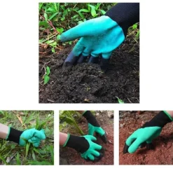 Lollanda Trädgårdshandskar med Klor/Handskar med Klor - Punkteringssäkra, Latex, för Grävning och Planterin